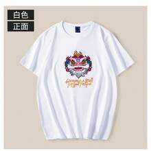 Solid Color Short-Sleeved Crew Neck T-Shirt With Print. Ideal For Everyday Wear, Sports, School, Travel, And Family Gatherings. Lightweight And Perfect For Summer. - 黑色 - 查看 7