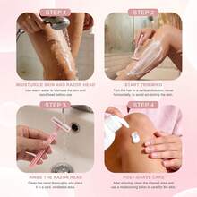 5/20pcs Women's Bikini Razor Bikini Trimmer, Small Disposable Travel Accessory, Underarm Hair Removal Body Grooming Makeup Tool - Various Styles - View 5