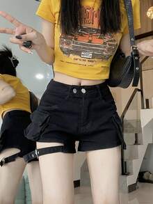 Women Jeans - Black - View 2