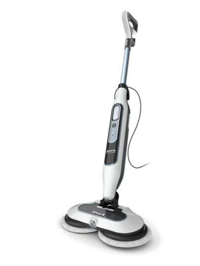  Certified Refurbished Shark S8200 Steam & Scrub Steam Mop With Steam Blaster Technology All-In-One Hard Floor Steam Mop With 2 Steam Modes, White