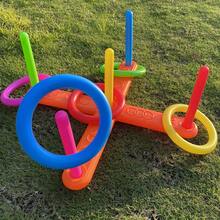 Ring Toss Children's Toy - Throwing Ring Game, Indoor And Outdoor Interactive Ring Toss Game, Sports And Fitness - Fun Stacking Ring Game And Leisure Competition - Selected Gift, Playful Design, Lightweight Material, High-Quality Plastic, Family Fun - Multicolor - View 8