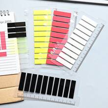 4 Colores 1 Paquete Total 800 Hojas unicolor Transparente Negro, Blanco, Amarillo, Rojo Etiquetas de Índice Pegatinas de Etiqueta Escribibles Notas Adhesivas de Memorando Pegatinas de Etiqueta Indicadora de Oficina Adhesivo Fuerte Reutilizable - Multicolor - Ver 5