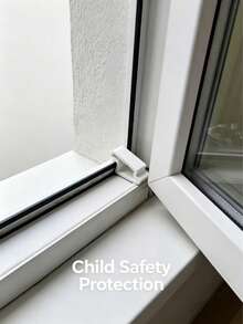 4pcs Heavy Duty Sliding Door Window Stoppers, Shock-Absorbing Anti-Collision Buffer Strips With Track Lock Design - Multiple Styles - View 5