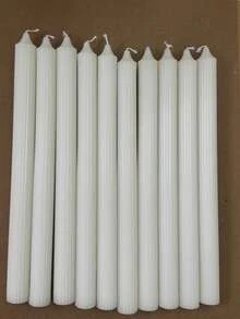 3 Stücke/4 Stücke 10-Zoll weiße spitze Kerzen, ideale Dekorationskerzen und duftende Kerzen für das Mittlere Osten Ramadan Festival. Hergestellt aus duftendem Sojaparaffin, Brenndauer bis zu 6 Stunden. Geeignet für Luxus-Heimdekoration Kerzen, Ramadan Dekorationskerzen, einschließlich Aromatherapie Kerzen, Winterkerzen, Kerzensätze, Geschenke für Frauen und Wintergeschenke. - Weiss - Übersicht 18