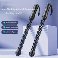 Wireless Resistance Band: Portable Strength And Cardio Trainer, Suitable For Muscle Growth, Ideal For Athletes, Beginners, Boxers And Home Fitness Fat Burning Coordination Training Tool - Black - View 8