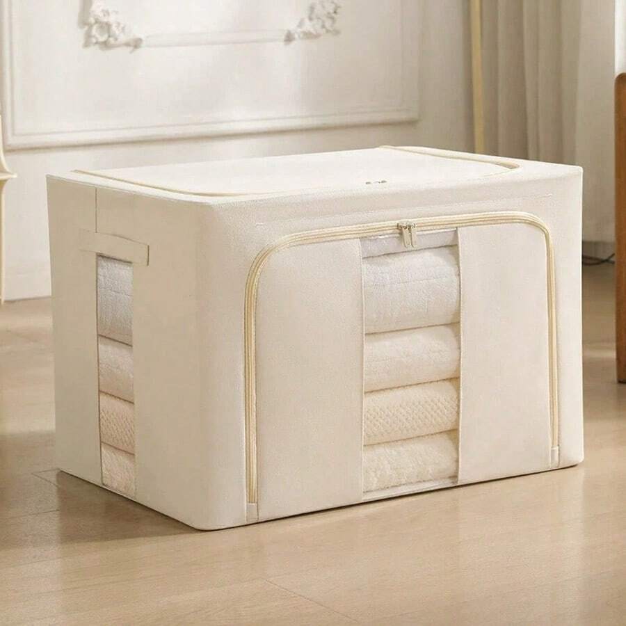 1/2Pcs 100L Storage Box For Clothes Folding Wardrobe Organizer Tidy Heavy Duty - Ver 1