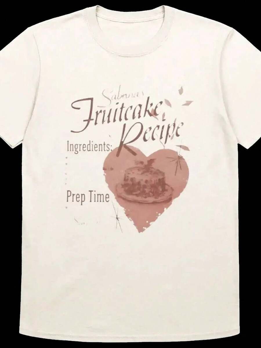 Short N Sweet Tour Graphic Shirt Death Metal Graphic Tee Summer Tops For Women - White - View 1
