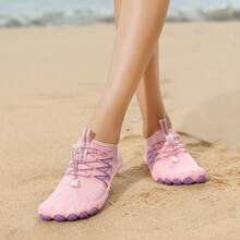 Unisex Water Shoes For Beach, Diving, Trekking, Swimming, Outdoor Fitness, Jumping Rope - Pink Purple - View 3