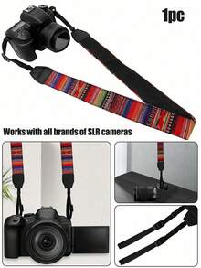 1pc Camera Shoulder Strap, Traditional Feature DSLR/Mirrorless Camera Halter - View 4