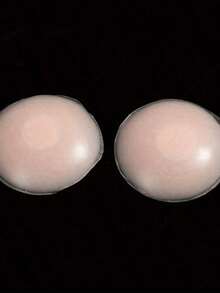 2/6/10pcs Reusable Lift-Up Backless Bra Petals, Seamless Invisible Self-Adhesive Nipple Cover, Non-Slip Discreet, Suitable For Various Occasions - Baby Pink - View 3