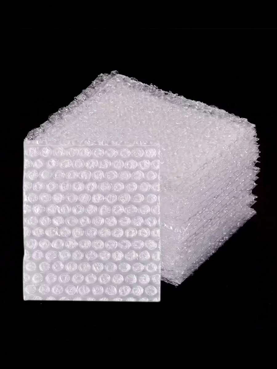 30pcs Transparent Plastic Bubble Packaging Bags, Reusable, Uncoated Durable Material, Clear Visible Design, Shockproof Bags, Suitable For Jewelry Display, Small Item Shipping And Transport, Accessory Storage, Ideal For Small Business Daily Use - White - View 1
