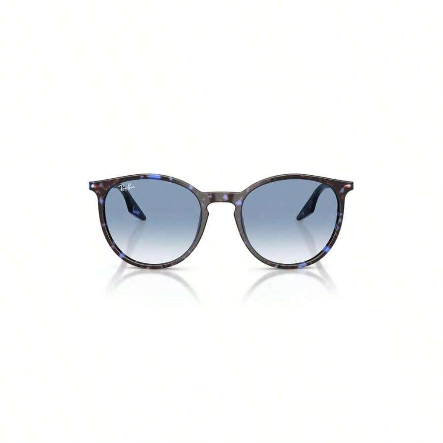 Ray-Ban 54mm Polarized Gradient Round Sunglasses | | Men Sunglasses - 藍色哈瓦那 - 查看 1