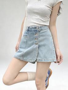 Women Jeans - Baby Blue - View 7