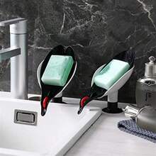 AJaboneras Soap Dish Rack Suction Cup Type Punch-Free Draining Does Not Accumulate Water - como en la imagen - Ver 2