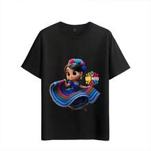 Tshirt Muscle Freaks Mexican Folk Dance Style - Black - View 1