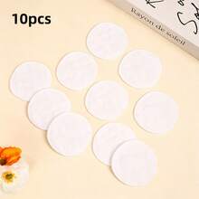 10pcs  Nursing Pads For Breastfeeding Mothers, Washable Milk Leakage Pads - White - View 7