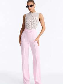 Lady's Dotted Sleeveless Casual Vest-Style Y2K Top, Sexy And Fashionable, Suitable For Summer Streetwear, Parties And Casual Wear - Apricot - View 3