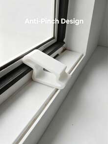 4pcs Heavy Duty Sliding Door Window Stoppers, Shock-Absorbing Anti-Collision Buffer Strips With Track Lock Design - Multiple Styles - View 3