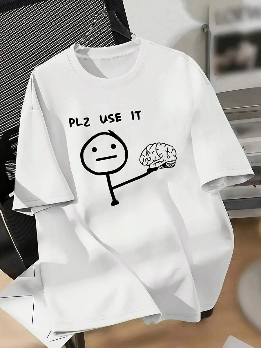 Camisa Casual Estampada para Hombre de Navidad - Artículo Popular - Blanco - Ver 1