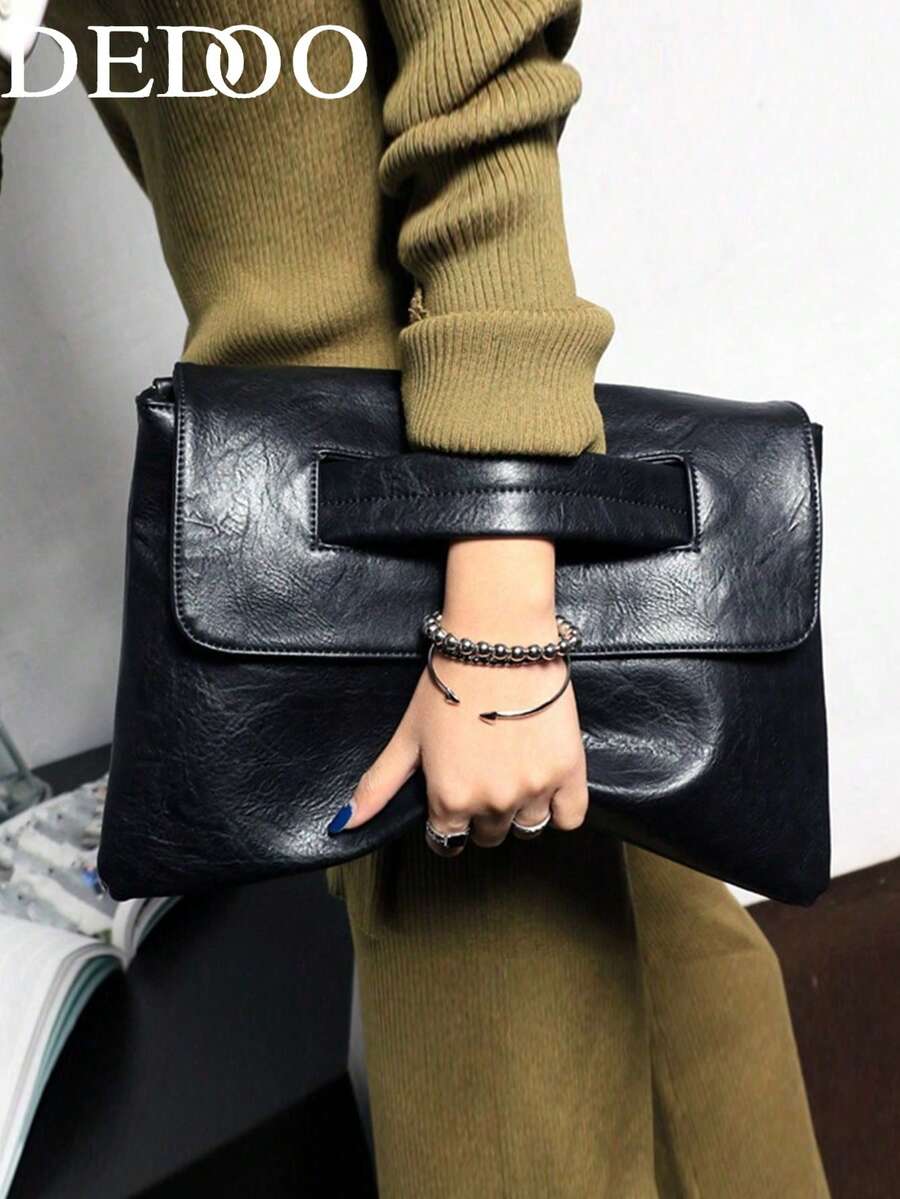 Dedoo 奢华魅力，优雅精致，低调奢华大号黑色方形复古包，母亲节礼物，送给妈妈的方形包，女士和派对女孩的完美之选，适合派对、婚礼、舞会、盛会和其他场合，送给妈妈、老师、朋友、伴娘的最佳礼物