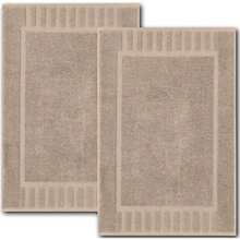 White Classic Juego de Alfombrillas de baño de algodón Blanco de Lujo, Lavables, 100% algodón, Reversibles, Calidad de Hotel, 2 Unidades, 55, 88 x 86, 36 cm,,2 - 22"x34" - Ver 11