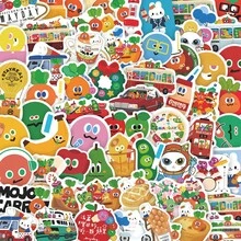 60 Pieces Of Cute Cartoon Fruit Sticker Paper, Water Cup Notebook Luggage Box Waterproof Decorative Stickers, Notebook Stickers, Tablet Decorative Stickers, Gift Sealing Stickers - Multicolor - View 1