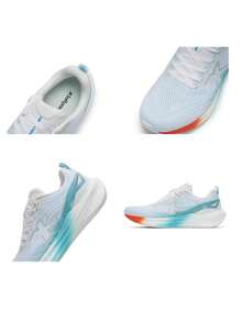 XTEP Men's Professional Running Shoes Yingqing 3.0 LITE, 2026 Summer New Mesh Breathable Lightweight Competitive Running Shoes 975319110012, Classic White/Forget-Me-Not Blue - 975319110012 Classic White/Forget-me-not Blue - View 9