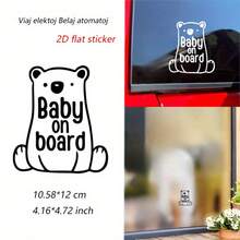 Pegatinas con forma de oso - Pegatinas para ventanas, pegatinas para parachoques, calcomanías de vinilo - 1 pieza - Ver 2