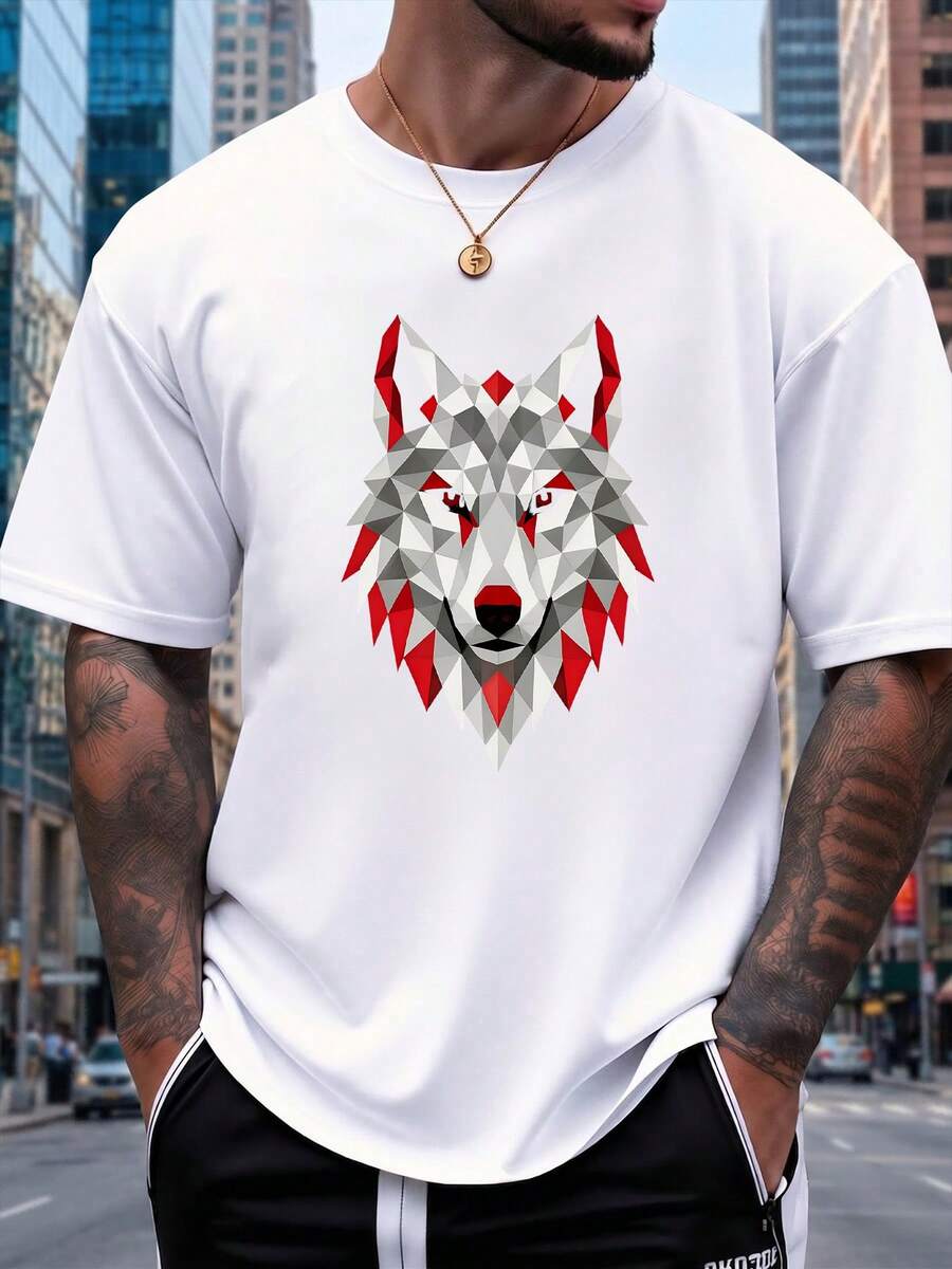 T-shirts för män - Vitt - Visa 1