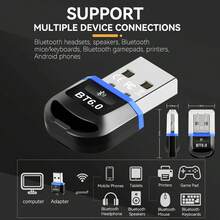 KZ USB Bluetooth Adapter, Bluetooth 5.4 Receiver Compatible With Windows 11/10/8.1/8/7 Computers, Bluetooth Transmitter Receiver For Keyboard/Mouse - View 14