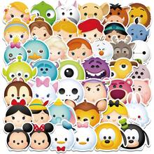 50pcs Disney Mickey Mouse Cartoon Stickers, Suitable For Books, Diaries, Phone Cases, Laptops, Tablets, Water Bottles, Can Be Used As Holiday, Birthday Gifts Or Rewards, Decorative Gifts. Includes Stickers Of Mickey Mouse, Donald Duck, Daisy, Winnie The Pooh, Stitch And Other Cartoon Characters, Waterproof And Durable. - Multicolor - View 1