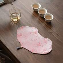 Irregular Shape Tea Mat - Heat Insulation Table Protector - Qinggui Ruyi Small Tea Ceremony - View 6