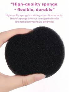 1pc Caixa de Limpeza de Pincéis de Maquilhagem com Pincel de Sombra e Esponja de Limpeza, uma Ferramenta de Limpeza a Seco para Remover Completamente os Resíduos de Cosméticos nas Cerdas do Pincel sem Danos. A Esponja é Substituível e Lavável. Leve, Prática e Reutilizável, Adequada para Uso Doméstico e Viagens ao Ar Livre. Também é um Presente Encantador para Família e Amigos, um Item Essencial de Viagem. - Multicolorido - Ver 9
