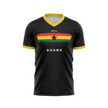 2026 USA-Canadian Cup National Team JerseysGenZGenji Ghana National Team Football/Soccer Jersey 2026 (Home And Away) - Style - View 3