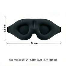 1pc 3D Sleep Eye Mask, Glasses Outline Night Eye Mask, Office & School Nap Blackout Eye Mask, Travel Accessories, Gift For Family, Colleagues And Friends - Purple - View 4