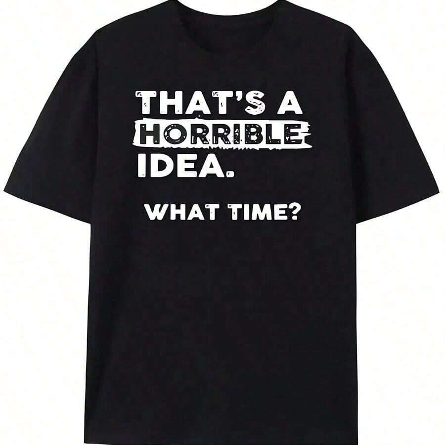 T-Shirt With Portrait Print Of The King Of Pop, Casual Hip Hop Style, For Men And Women, Adult Cotton T-Shirts - 黑色 3 - 查看 1