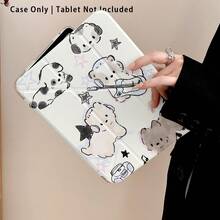 Cat, Piano, Star And Musical Note Pattern Painted Effect Tablet Protective Case With Stand, Compatible With Honor 8/9/10/X8/X8A/X9/X8Pro/X9Pro, MatePad SE 11"/MatePad 11"/11.5", MatePad Pro, Apple 10th/11th Gen 2025 (A16), Galaxy Tab A7/A9 And Other Popular Models - Style 23 - View 7