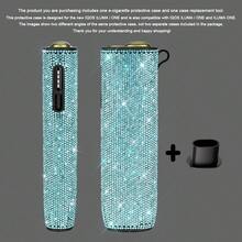 BLBLBL 1 Conjunto Capa Protetora de Luxo com Diamante Artificial Sólido Multicolorido 360° Projetada para o Novo IQOS ILUMA I ONE + Ferramenta de Substituição, Compatível com IQOS ILUMA I ONE/ILUMA ONE, Adequada para Proteção Diária do seu IQOS ILUMA I-One, Exibindo os Recursos Cintilantes de Diamante sob Iluminação Brilhante e Luz Solar! Ideal como um Presente de Alta Qualidade - ILUMA e UM - Visão 24