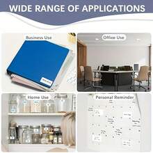 600 Sheets Self-Adhesive Labels Suitable For Home & Office - Easy-Tear Writable Removable Residue-Free Stickers - Suitable For Household, Business, Handwritten Markers, Classification Labels, Large Bottle Labels, Seasoning Labels, Can Labels - One Size Fits All - View 7