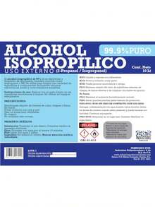 Alcohol Isopropílico 99. 9% Grado Técnico 10 Litros para Limpieza Electrónica y Desinfección - como en la imagen - Ver 7