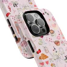 Expédition 24h depuis DE Apple 17 16 15Pro Max Plus Coque de téléphone style fille française : Rose Coquette, Couverture résistante 23 24 25 26 - 1 image couleur - Voir 6