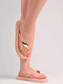 Women's Soft Cloud Platform Flip-Flops, Lightweight Orthopedic 2026 - 米色 - 查看 2