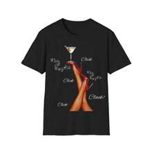 Click Clack Symphony Raye Inspired Top T-Shirt  Music Artwork - Black - View 1