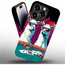 Case For IPhone 16 Pro, Colorful Pineapple Design, Liquid Silicone Case, Impact Resistant, Anti-Scratch, Shockproof - 羊駝撲克 - 查看 3