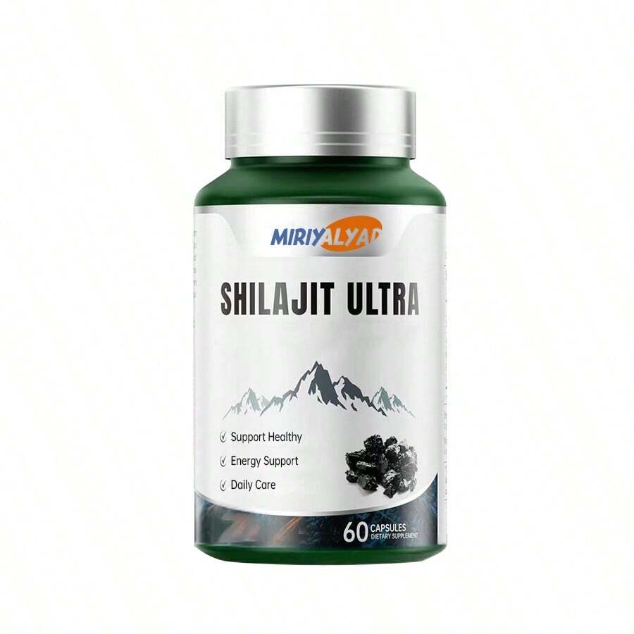 Miriyalyad Optimal Potency | Shilajit Ultra | Adaptogen Energy Stamina Immune Antioxidants | Made In USA | 60 Capsules - 1PCS - View 1