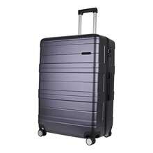 JLY ABS+PC Hard Shell Luggage, Lightweight Suitcase With TSA Lock, 360° Spinner Wheels, Carry On Luggage, Available In 20/24/28 Inch - Grey - View 8