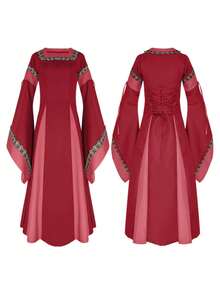 Cosplay Clothing - Women's Medieval Attire - Red - View 7