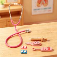 Kids Wooden Medical Role Play Toy Set, Doctor Toy Set, Children Wooden Role Play Toy Set, Kids Doctor Set, Educational Medical Game Set, Children Doctor Game Set, Medical Role Play Toy Set, Plastic Doctor Toy Set, Unisex Doctor Toy, Complete Doctor Toy Set, Role Play Educational Toy Set, Educational Doctor Toy, Complete Doctor Toy Set, Suitable For Boys And Girls, Children Game Set - Multicolor - View 5