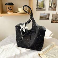 Bolso de Cuero Genuino de Lujo, Clásico y Elegante, Adecuado para Uso Diario y Ceremonias. - Blanco - Ver 12