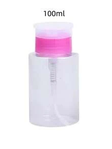 Chai đựng nước tẩy sơn móng tay dạng bơm 100ml trong suốt, chai hình trụ nắp bật, chai đựng nước tẩy sơn móng tay dạng bơm có thể nạp lại - Nhiều màu - Xem 9